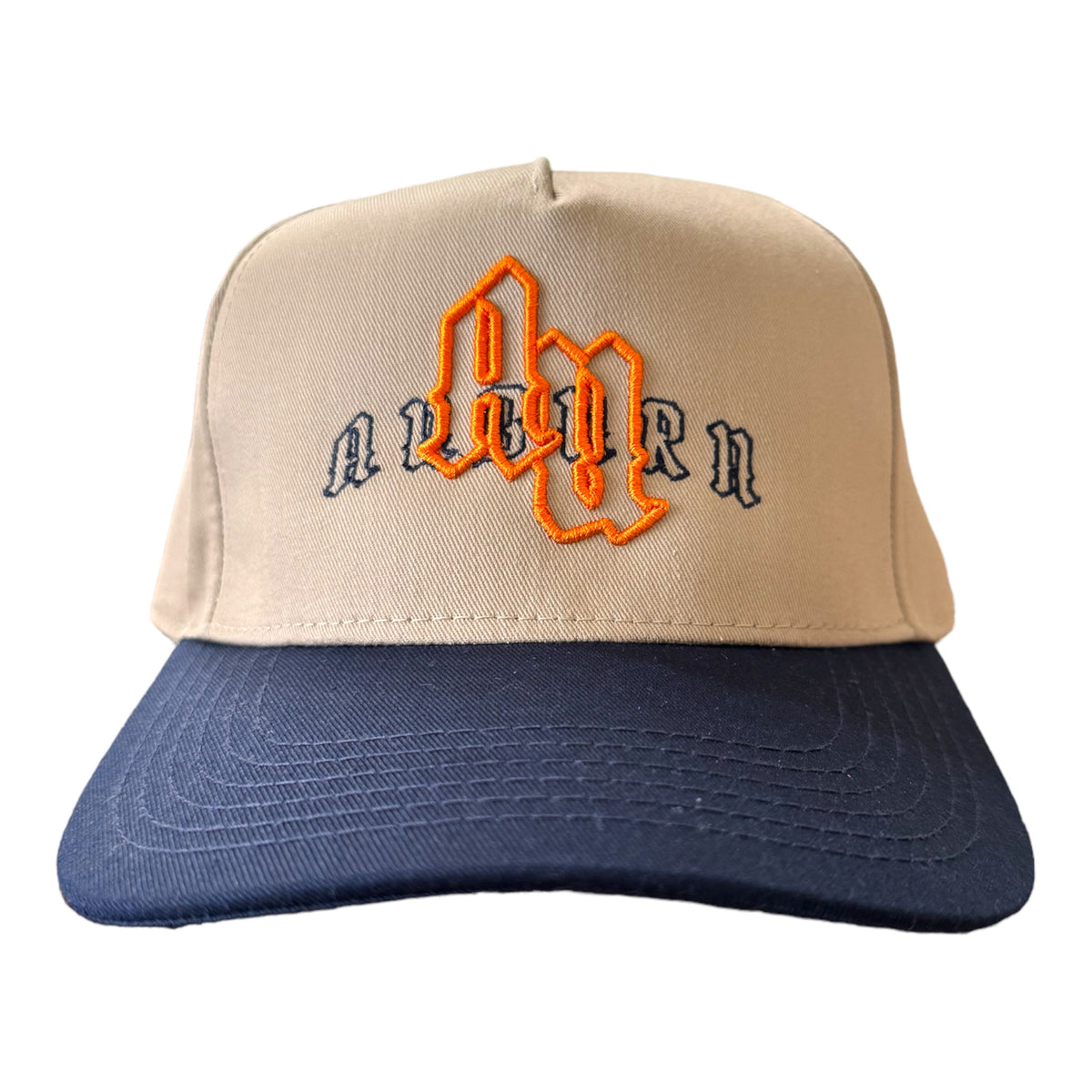 AU Auburn Across KHAKI/NAVY