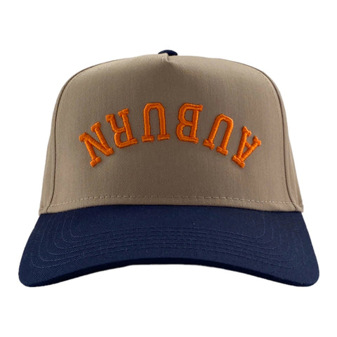 Upside Down Auburn KHAKI/NAVY