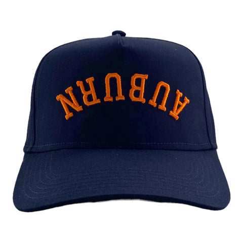 Upside Down Auburn ALL NAVY