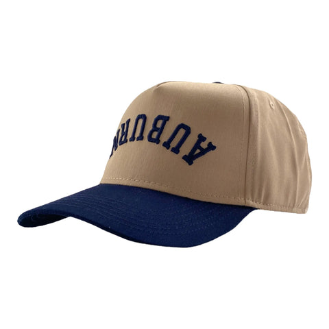 Upside Down Auburn KHAKI/NAVY