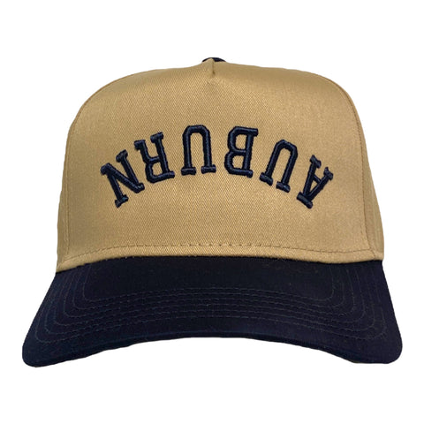 Upside Down Auburn KHAKI/NAVY